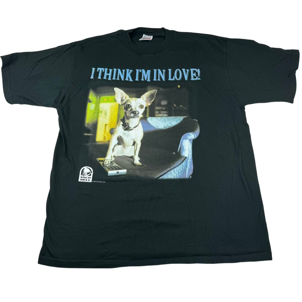 Vintage 1998 Taco Bell Chihuahua Graphic Tee XL